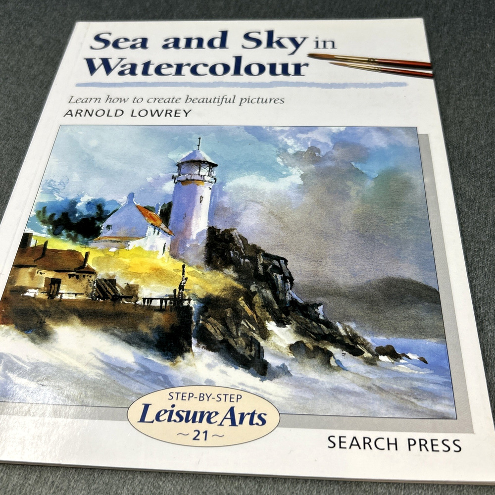 VTG Sea and Sky in Watercolour Step by Step Leisure Arts Arnold Lowrey Art Guide